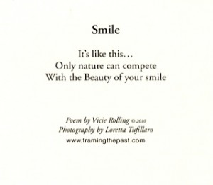 Smile Note Card Reverse